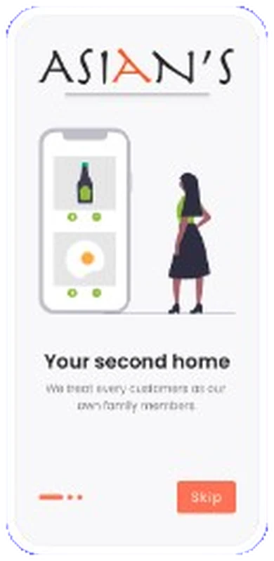 Onboarding high-fidelity screen