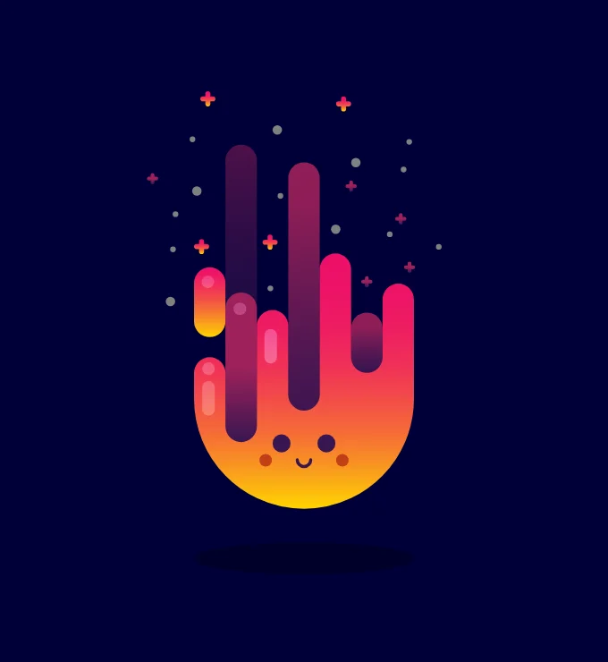 Flame illustration